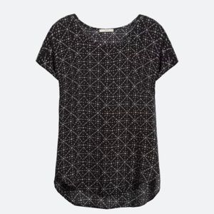 Le Lis Neana Crew Neck Top Black Medium